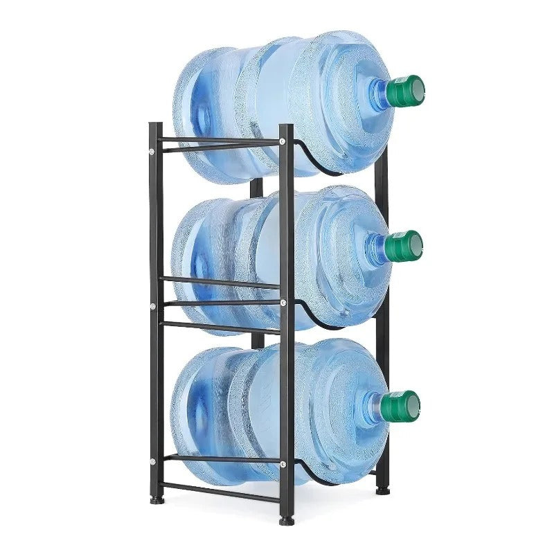 Premium Metal Water Dispenser Bottle Storage Organizer Stand