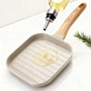 Non-Stick Square Grill Pan – Die-Cast Aluminum Stovetop Griddle with Deep Ridge Lines