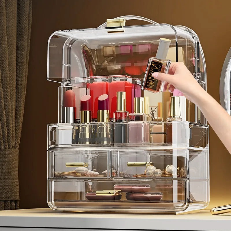 Acrylic Organizer with Reinforced Shelving and Precision Storage Dividers