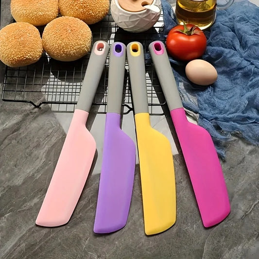 Premium Silicone Cake Spatula & Heat-Resistant & Non-Stick Baking Tool