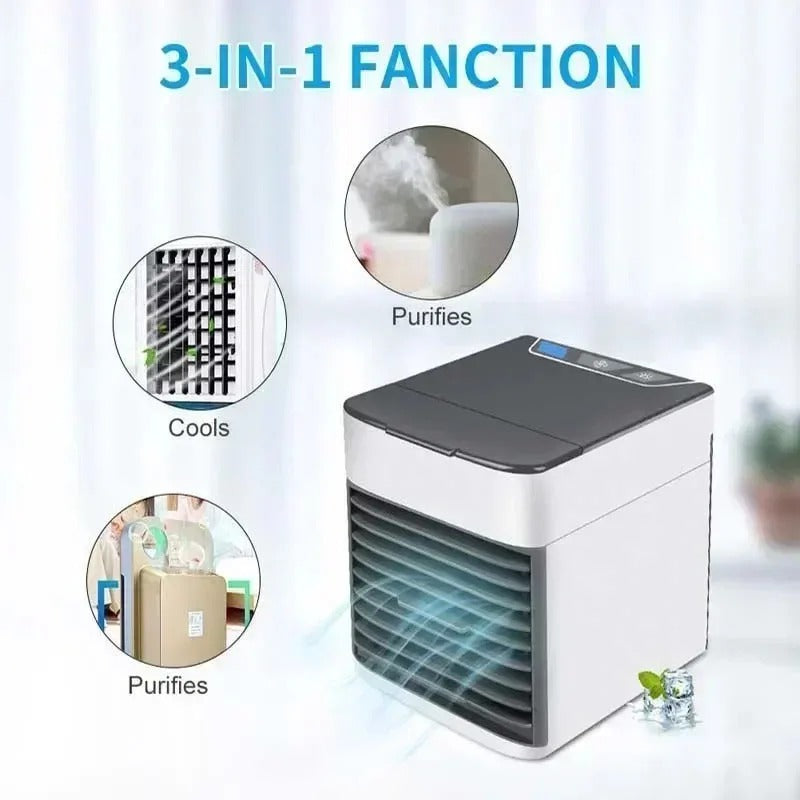 Mini Portable Air Conditioner with Adjustable Fan