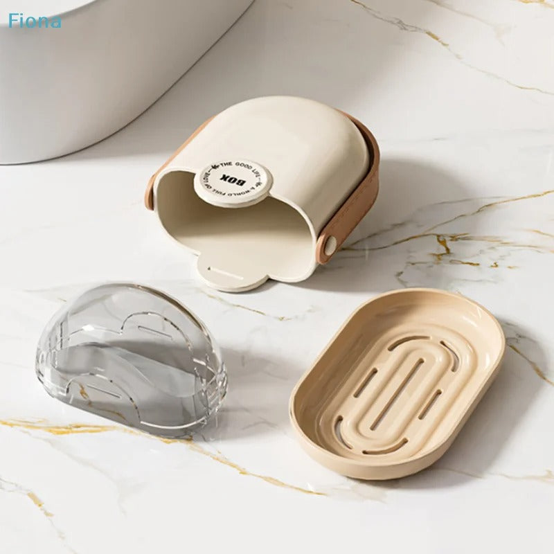 Premium Portable Travel Soap Box with Drainage System