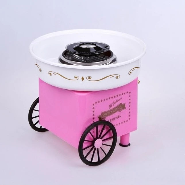 Retro DIY Cotton Candy Machine with Stainless Steel Bowl