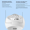Egg-Shaped Rechargeable Desktop Mist Fan & Humidifier