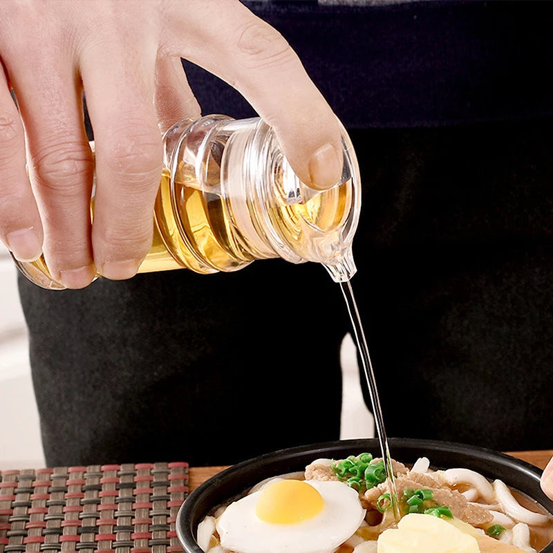 Acrylic Cooking Oil Bottle: Leakproof Dispenser 200ml