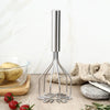 Stainless Steel Potato Masher – Ergonomic Smooth-Action Food Masher for Vegetables, Fruits & Baby Food