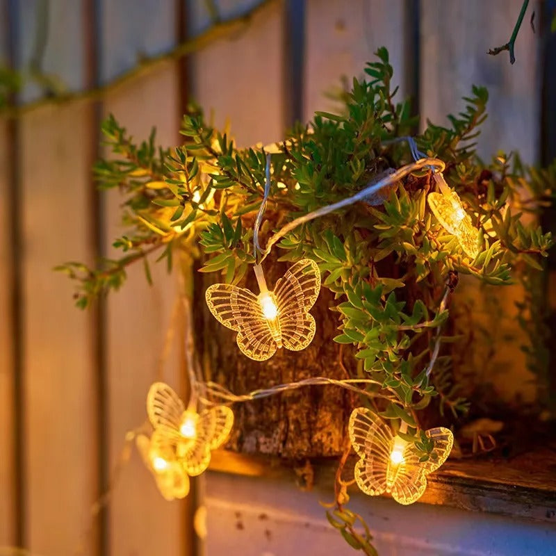 LED Butterfly String Fairy Lights