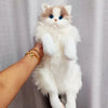 Super Realistic Plush Cat Backpack – Lifelike Stuffed Animal Travel Bag & Shoulder Caddy