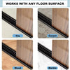 Premium Leatherette Door Draft Stopper - Double-Sided Foam Seal