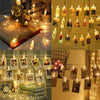LED Photo Clip Fairy Lights for Wall Decoration (10 Clips)