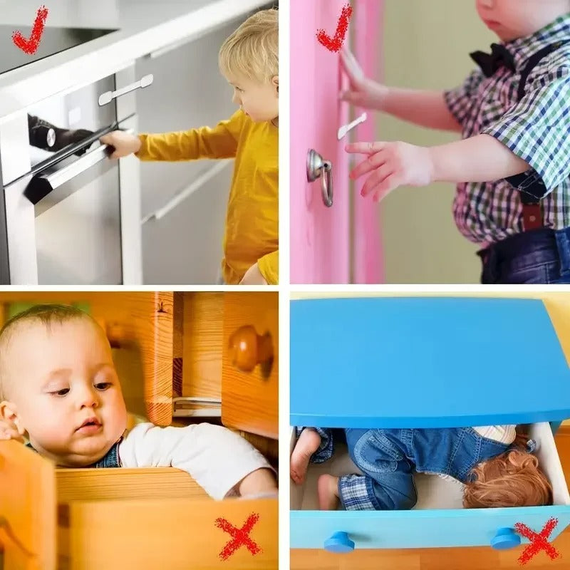 Multi-Purpose Flexible & Adjustable Child Safety Strap Lock