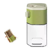 2-in-1 Dual-Chamber Glass Salt & Pepper Shaker Bottle