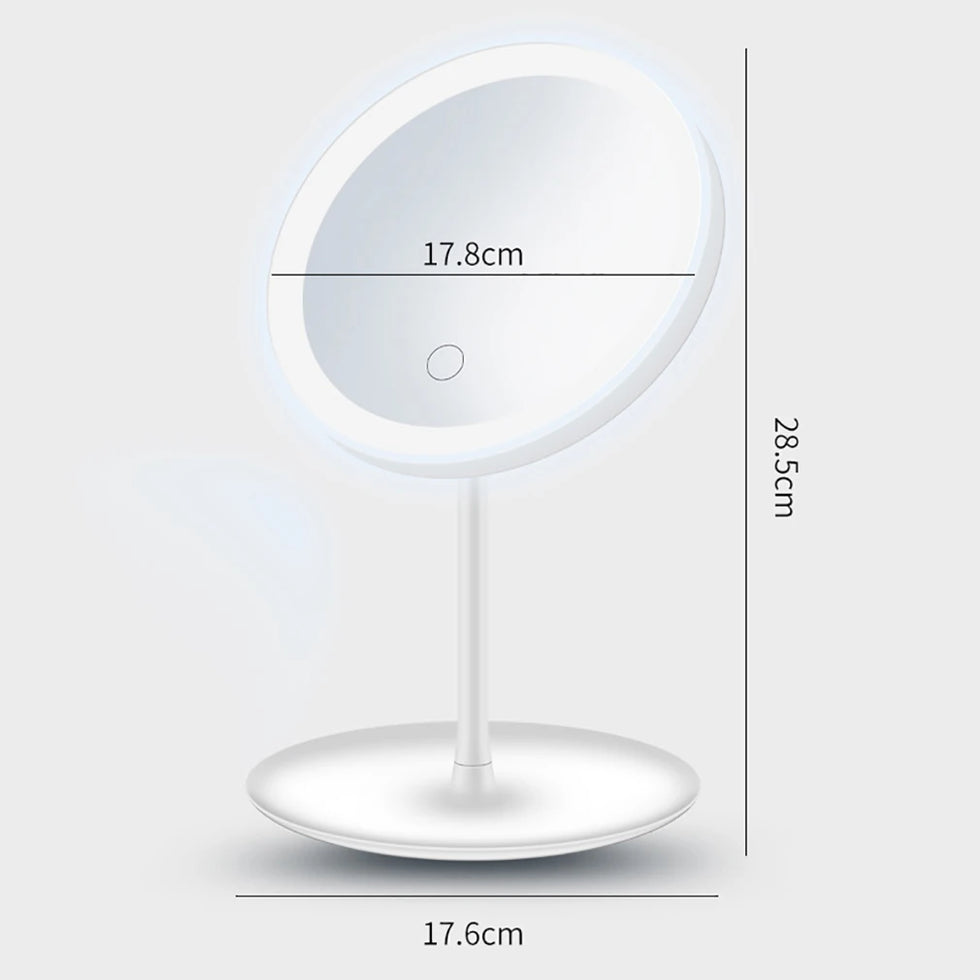 LED Rechargeable Smart Touch Vanity Mirror