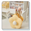 Flower-Shaped Silicone Makeup Brush Holder – Creative Desktop Organizer (Random Color)