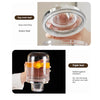 Premium Airtight Sealed Food Storage Jars – Clear Stackable Pantry Organizers