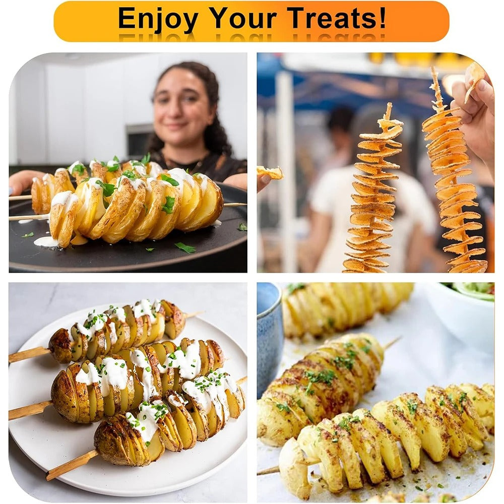 Stainless Steel Manual Potato Spiral Machine