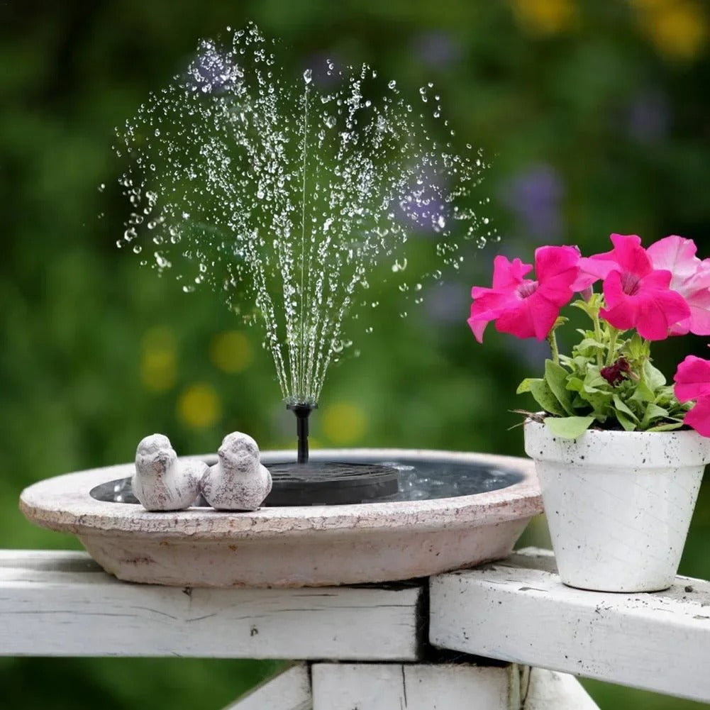 Mini Solar Powered Floating Fountain – Eco-Friendly Outdoor Water Feature for Ponds & Birdbaths