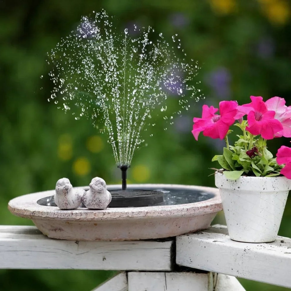 Mini Solar Powered Floating Fountain – Eco-Friendly Outdoor Water Feature for Ponds & Birdbaths