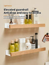 Self-Adhesive ABS Plastic Straight Wall Shelf Organizer