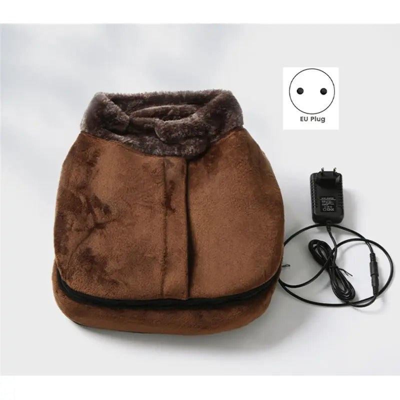 Winter Heated Massage Boots & Electric Foot Warmer