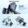 360° Rotatable Rearview Mirror Car Phone Holder with Strong Grip