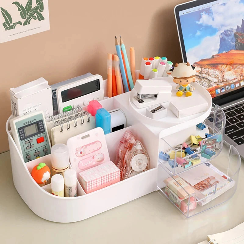 LuminaGlow LED Cosmetic Organizer & Makeup Vanity Station