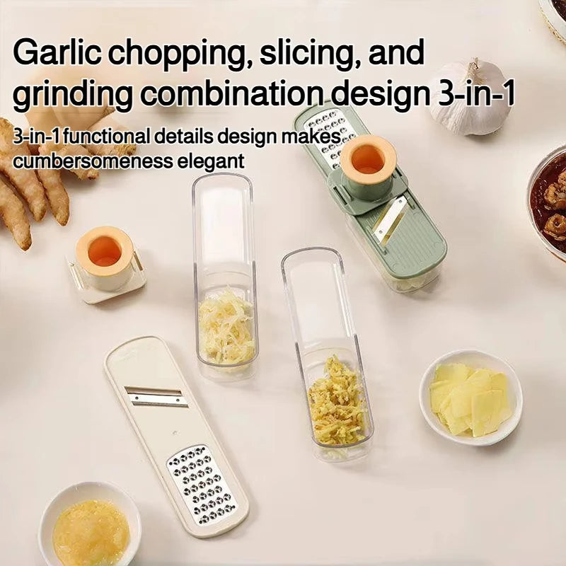 Handy Multi-Functional 3-in-1 Vegetable Grater & Slicer