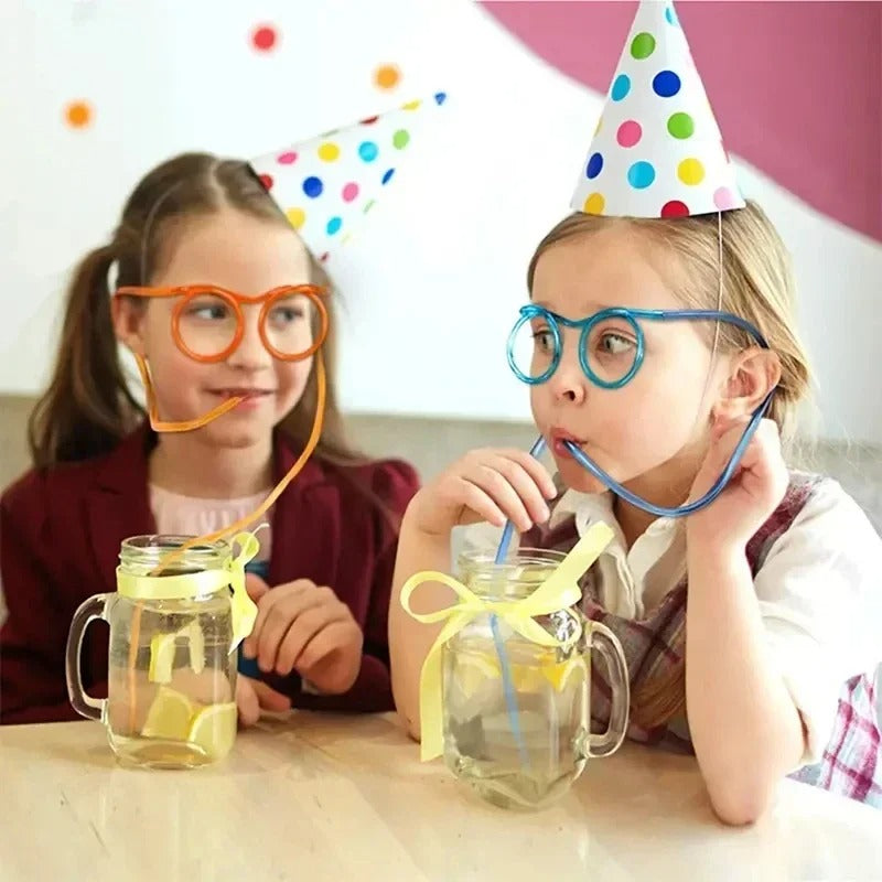 Fun Eye-Glasses Drinking Straw