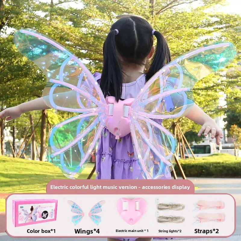 MagicFlutter Electric Light-Up Moving Fairy & Butterfly Wings