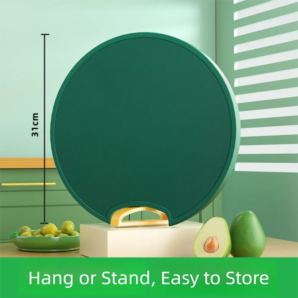 Premium Round Non-Slip Kitchen Cutting Board
