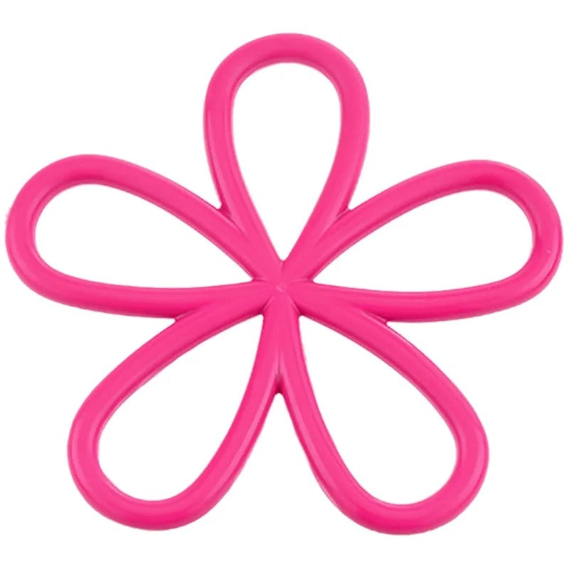 Premium Flower-Shaped Anti-Slip Silicone Pot Holder & Trivet Mat