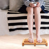 Traditional Wooden Roller Foot Massager: Acupressure Stress Relief