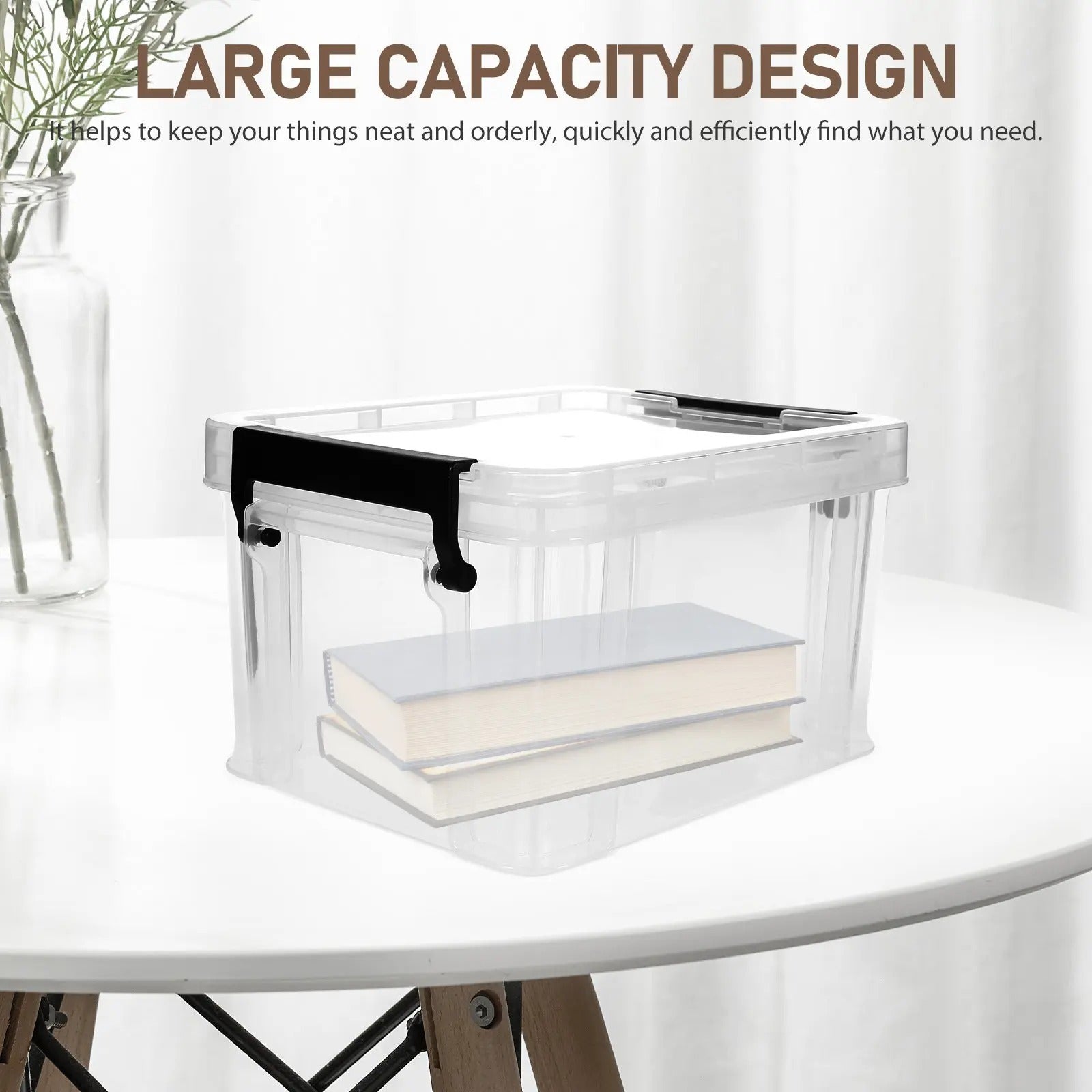 Premium Heavy-Duty Storage Box with Handle