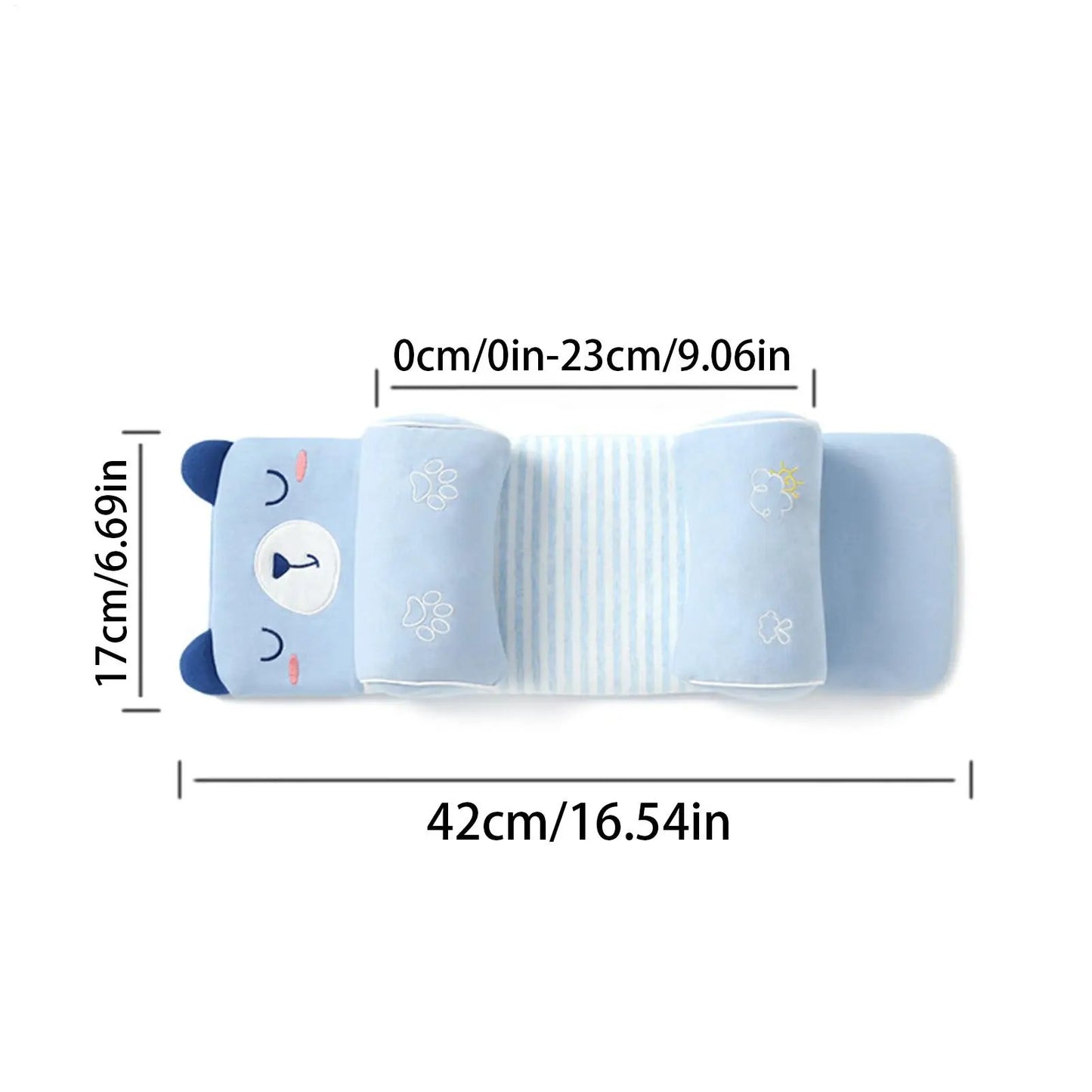 Baby Head Shaping Pillow – Anti-Flat Head 3D Mesh Breathable Pillow for Newborns