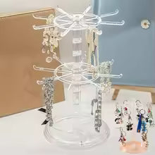 3-Tier T-Bar Jewelry Stand & Accessory Organizer