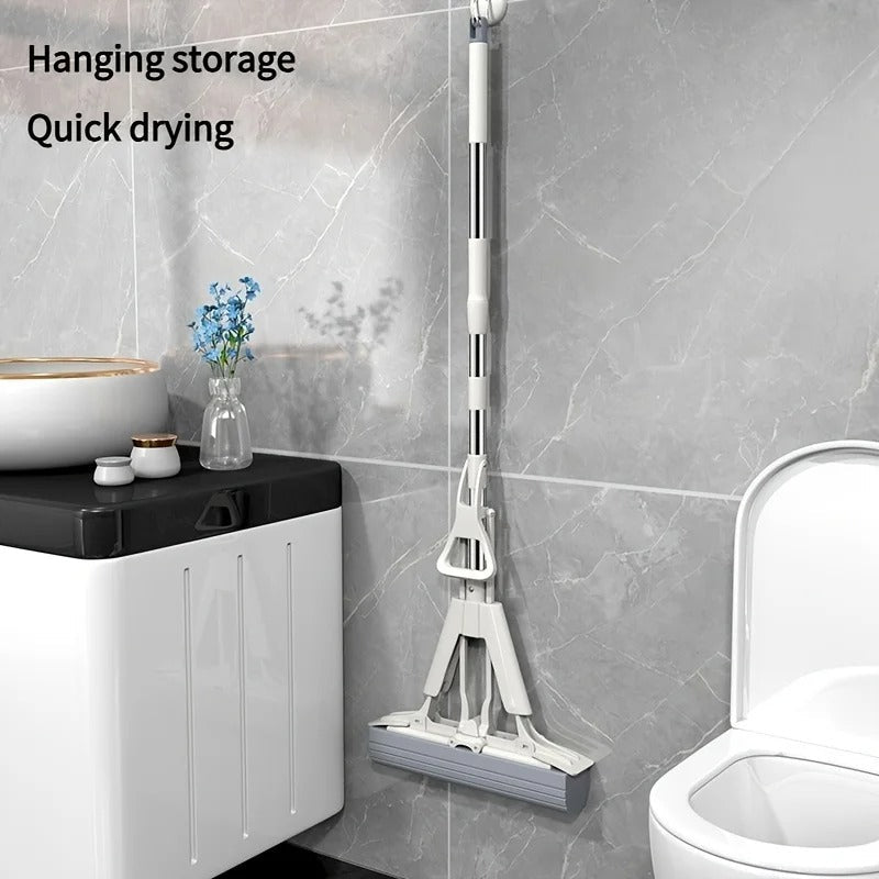 Wonder Sponge Mop – Hand-Free Squeeze & High-Absorbency AJF