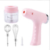 4-in-1 Portable Electric Egg Beater & Garlic Chopper – Cordless Rechargeable Handheld Food Processor and Whisk Set