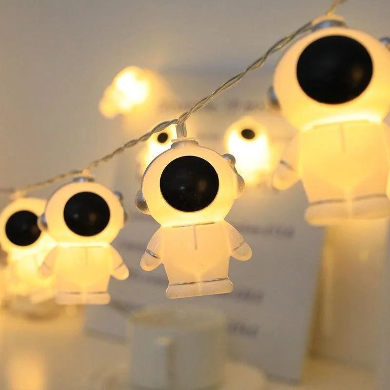 Astronaut LED Fairy Lights - Cute Spaceman Room Decor