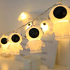 Astronaut LED Fairy Lights - Cute Spaceman Room Decor