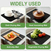 Premium Silicone Faucet Splash Guard & Sink Drain Mat