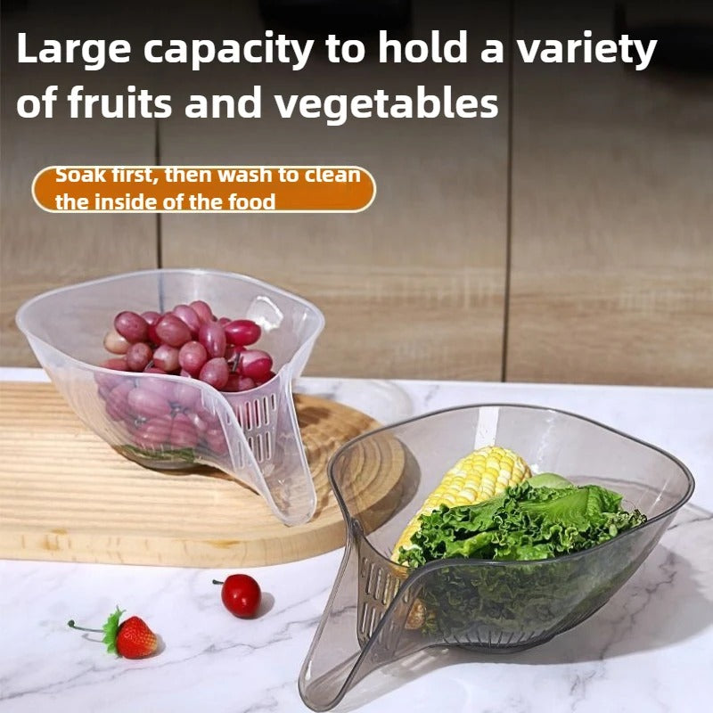Swift-Drain All-in-One Fruit & Vegetable Washing Basket