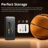 Smart Portable Rechargeable Air Compressor – 2000mAh Mini Digital Inflator & Power Bank Emergency Kit