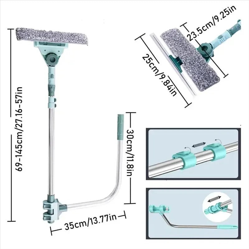 3-in-1 Multifunction Window Wiper & Screen Cleaning Brush