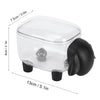 Sheep-Shaped Cotton Swab Holder – Crystal-Clear Vanity Organizer