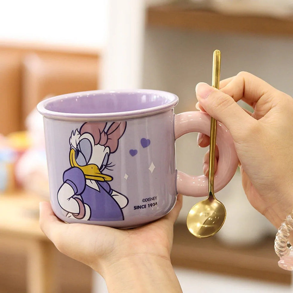 Disney Mickey & Friends Ceramic Mug – Large 410ml Coffee Cups