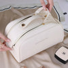 Luxury Cosmetic Leather Pouch – Travel Makeup Organizer (Random color)