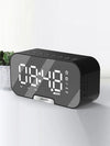 3-in-1 Wireless Bluetooth Speaker, Digital Alarm Clock & Mirror Display