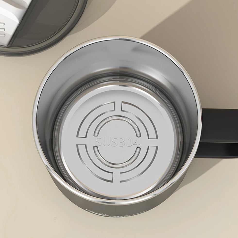Wavy Ribbed Coffee Mug – Textured Minimalist Tea Cup (Random Color)