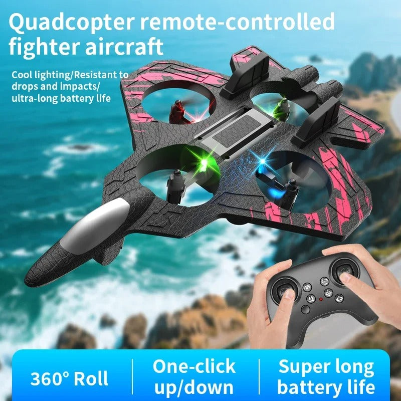 Star Fighter Jet Toy with Foam Missiles & Launcher Base