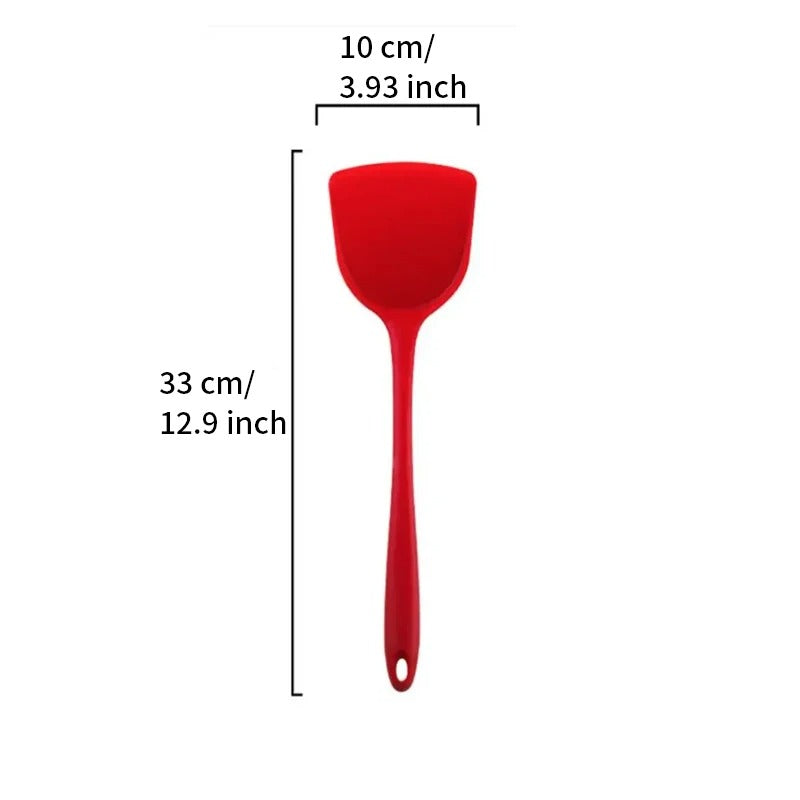 Premium Heat-Resistant Silicone Cooking Spatula – Non-Stick Kitchen Essential (Random Color)